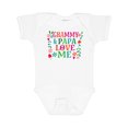 thumbnail image 1 of Inktastic Grammy and Papa Love Me Girls Baby Bodysuit, 1 of 5