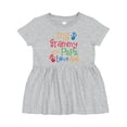 thumbnail image 1 of Inktastic Grammy and Papa Love Me Girls Baby Dress, 1 of 5