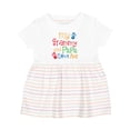 thumbnail image 1 of Inktastic Grammy and Papa Love Me Girls Baby Dress, 1 of 5