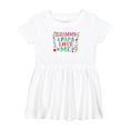 thumbnail image 1 of Inktastic Grammy and Papa Love Me Girls Baby Dress, 1 of 5