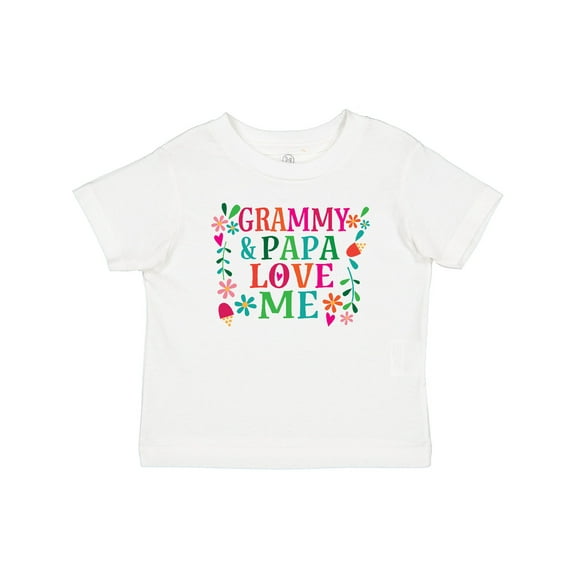 Inktastic Grammy and Papa Love Me Girls Baby T-Shirt