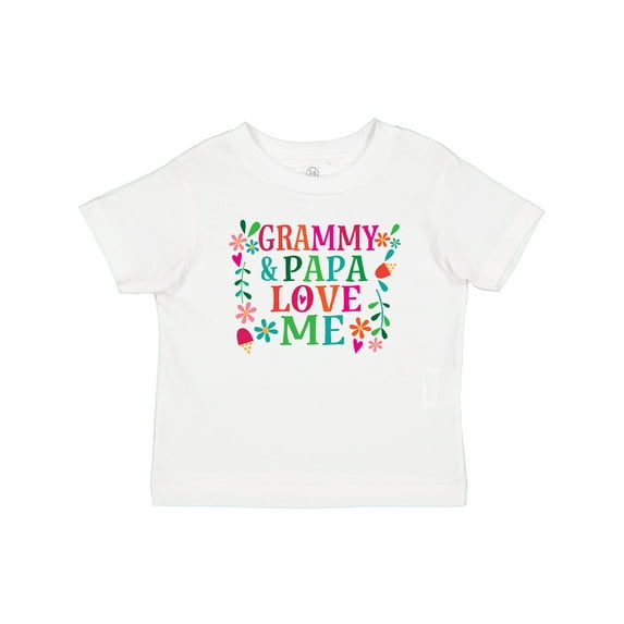 Inktastic Grammy and Papa Love Me Girls Baby T-Shirt
