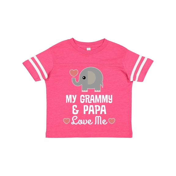 Inktastic Grammy and Papa Love Me Grandchild Boys or Girls Toddler T-Shirt