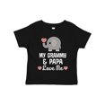 thumbnail image 1 of Inktastic Grammy and Papa Love Me Grandchild Boys or Girls Toddler T-Shirt, 1 of 5