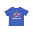 thumbnail image 1 of Inktastic Grammy and Papa Love Me Rainbow Girls Baby T-Shirt, 1 of 5