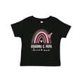 thumbnail image 1 of Inktastic Grammy and Papa Love Me Rainbow Girls Baby T-Shirt, 1 of 5
