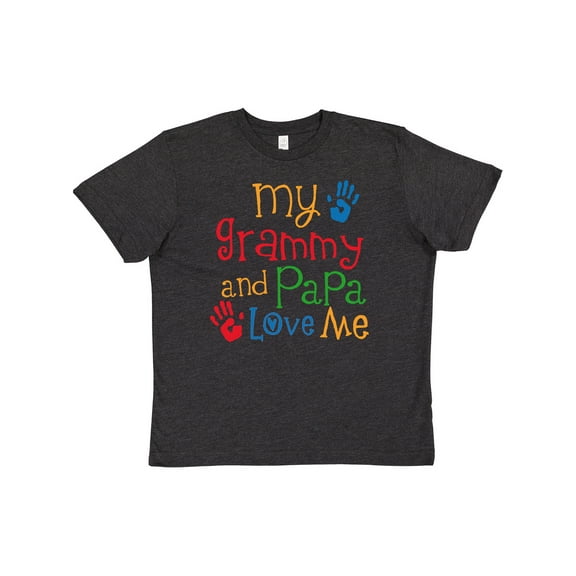 Inktastic Grammy and Papa Love Me Youth T-Shirt