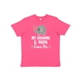 thumbnail image 1 of Inktastic Grammy and Papa love me Grandchild Youth T-Shirt, 1 of 5