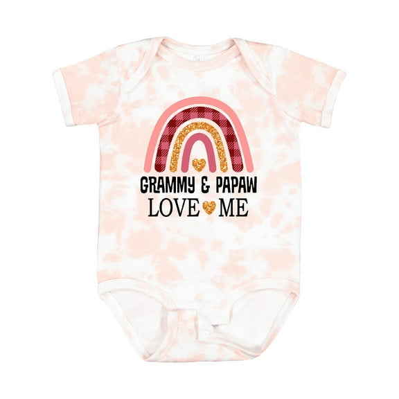 Inktastic Grammy and Papaw Love Me Girls Granddaughter Girls Baby Bodysuit