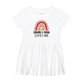 thumbnail image 1 of Inktastic Grammy and Papaw Love Me Girls Granddaughter Girls Baby Dress, 1 of 5