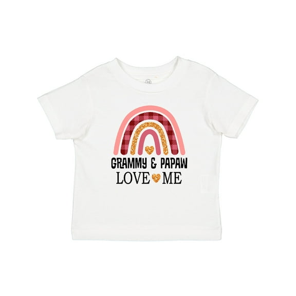 Inktastic Grammy and Papaw Love Me Girls Granddaughter Girls Baby T-Shirt