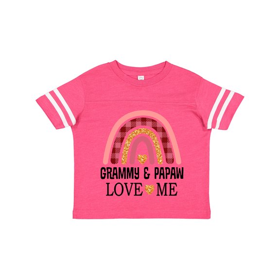 Inktastic Grammy and Papaw Love Me Girls Granddaughter Girls Toddler T-Shirt