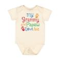 thumbnail image 1 of Inktastic Grammy and Papaw Love Me Grandchild Boys or Girls Baby Bodysuit, 1 of 5