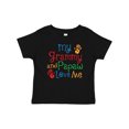 thumbnail image 1 of Inktastic Grammy and Papaw Love Me Grandchild Boys or Girls Baby T-Shirt, 1 of 5