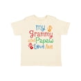 thumbnail image 1 of Inktastic Grammy and Papaw Love Me Grandchild Boys or Girls Toddler T-Shirt, 1 of 5