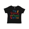thumbnail image 1 of Inktastic Grammy and Papaw Love Me Grandchild Boys or Girls Toddler T-Shirt, 1 of 5