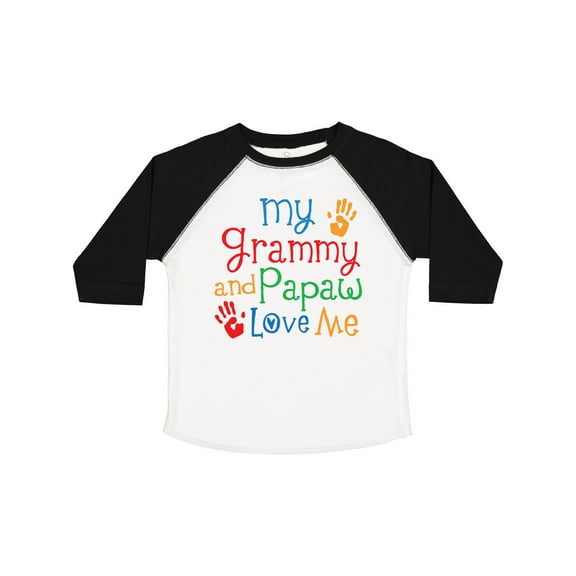 Inktastic Grammy and Papaw Love Me Grandchild Boys or Girls Toddler T-Shirt