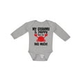 thumbnail image 1 of Inktastic Grammy and Pappy Love Me Boys or Girls Long Sleeve Baby Bodysuit, 1 of 5