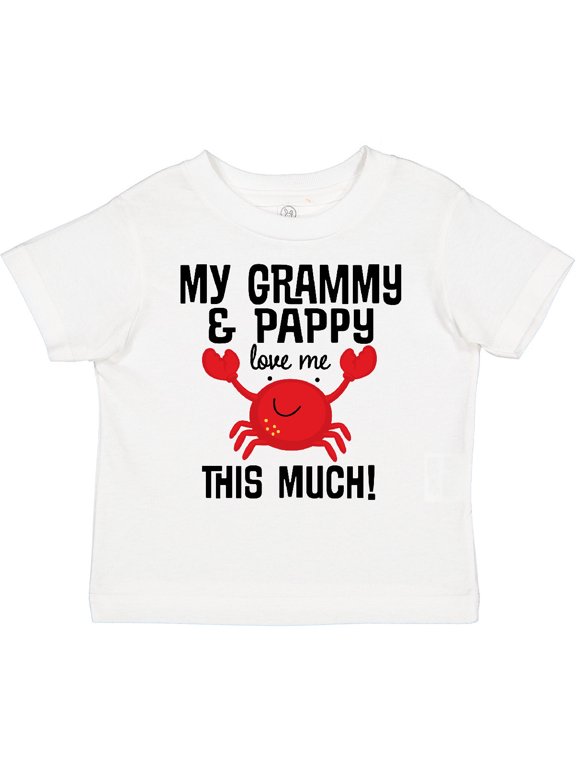 Grammy and Pappy Love Me Boys or Girls Toddler T-Shirt