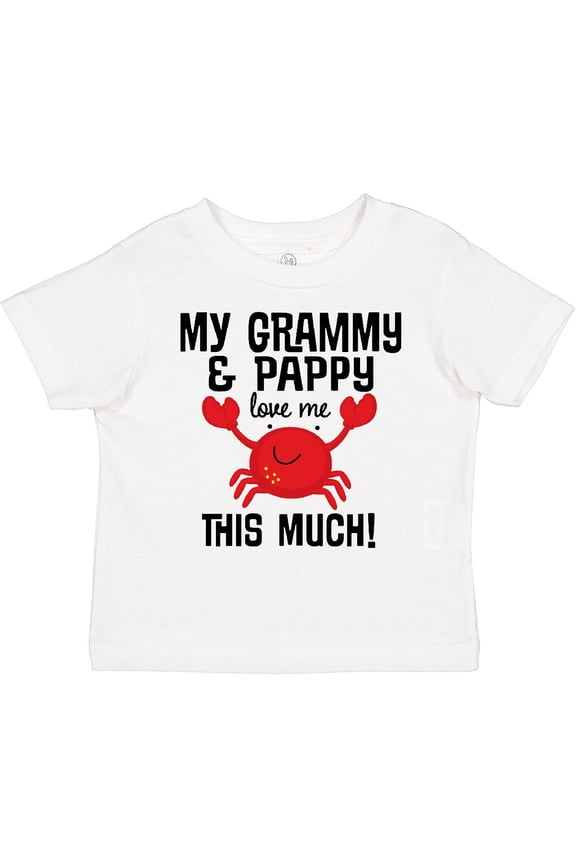Grammy and Pappy Love Me Boys or Girls Toddler T-Shirt