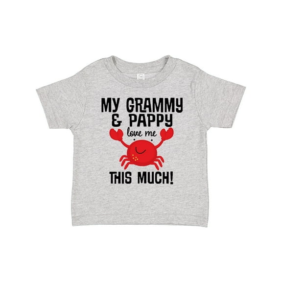 Inktastic Grammy and Pappy Love Me Boys or Girls Toddler T-Shirt