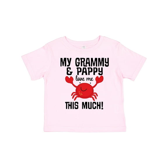 Inktastic Grammy and Pappy Love Me Boys or Girls Toddler T-Shirt