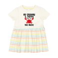 thumbnail image 1 of Inktastic Grammy and Pappy Love Me Girls Baby Dress, 1 of 5