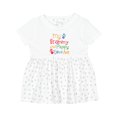 thumbnail image 1 of Inktastic Grammy and Pappy Love Me Girls Baby Dress, 1 of 5