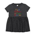 thumbnail image 1 of Inktastic Grammy and Pappy Love Me Girls Baby Dress, 1 of 5
