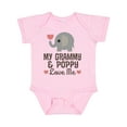 thumbnail image 1 of Inktastic Grammy and Poppy Love Me Grandchild Boys or Girls Baby Bodysuit, 1 of 5