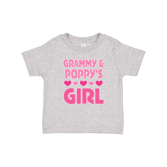 Inktastic Grammy and Poppy Love Me Valentine for Granddaughter Girls Baby T-Shirt