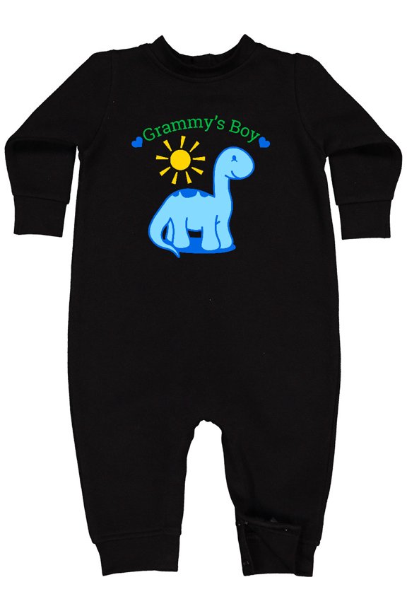 Grammy's Boy Baby Fleece Romper
