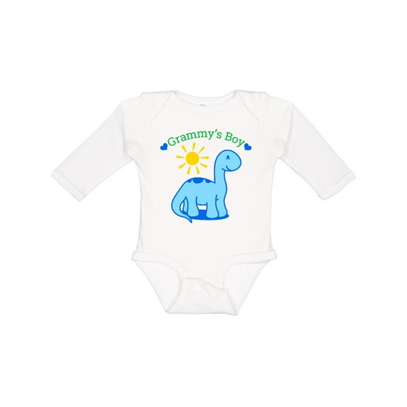 Inktastic Grammy's Boy Boys Long Sleeve Baby Bodysuit