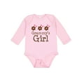 thumbnail image 1 of Inktastic Grammy's Girl Daisies Girls Long Sleeve Baby Bodysuit, 1 of 5