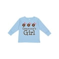 thumbnail image 1 of Inktastic Grammy's Girl Daisies Girls Long Sleeve Toddler T-Shirt, 1 of 5