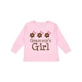 thumbnail image 1 of Inktastic Grammy's Girl Daisies Girls Long Sleeve Toddler T-Shirt, 1 of 5