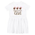 thumbnail image 1 of Inktastic Grammy's Girl Daisies Girls Toddler Dress, 1 of 5