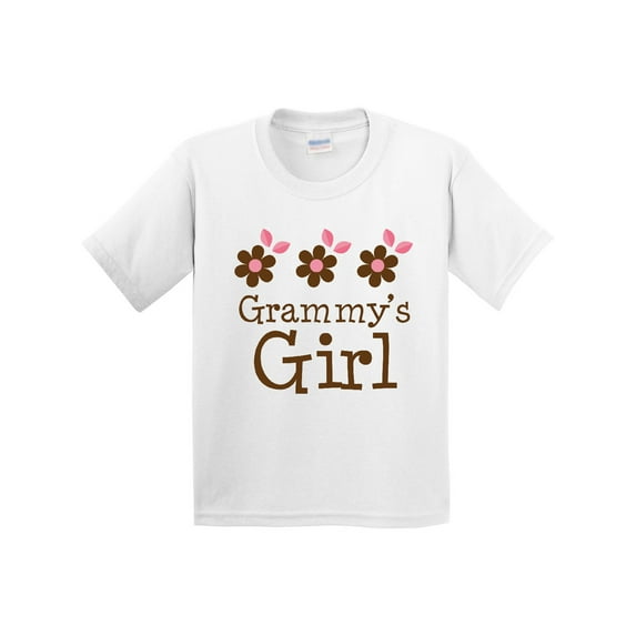 Inktastic Grammy's Girl Daisies Youth T-Shirt