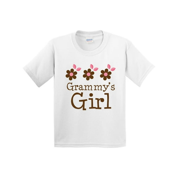 Inktastic Grammy's Girl Daisies Youth T-Shirt