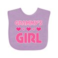 thumbnail image 1 of Inktastic Grammy's Girl Granddaughter Girls Baby Bib, 1 of 4