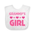 thumbnail image 1 of Inktastic Grammy's Girl Granddaughter Girls Baby Bib, 1 of 4