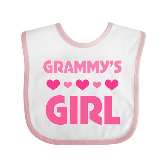 Inktastic Grammy's Girl Granddaughter Girls Baby Bib