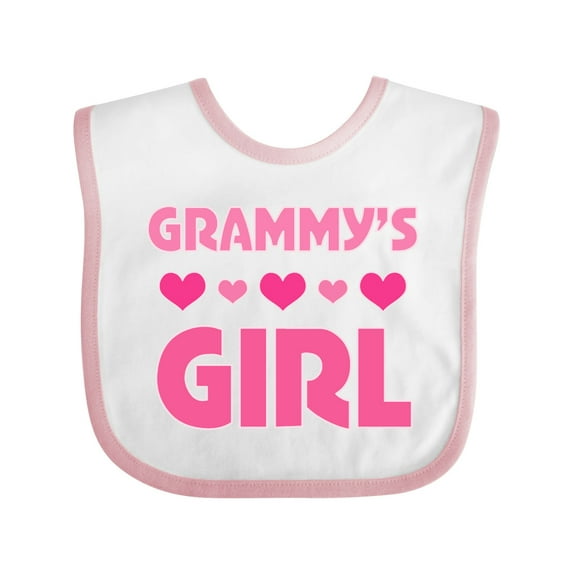 Inktastic Grammy's Girl Granddaughter Girls Baby Bib