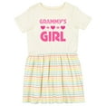 thumbnail image 1 of Inktastic Grammy's Girl Granddaughter Girls Toddler Dress, 1 of 5