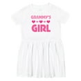 thumbnail image 1 of Inktastic Grammy's Girl Granddaughter Girls Toddler Dress, 1 of 5