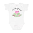 thumbnail image 1 of Inktastic Grammy's Girl Heart Flowers Girls Baby Bodysuit, 1 of 5