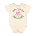 thumbnail image 1 of Inktastic Grammy's Girl Heart Flowers Girls Baby Bodysuit, 1 of 5