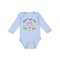 thumbnail image 1 of Inktastic Grammy's Girl Heart Flowers Girls Long Sleeve Baby Bodysuit, 1 of 5