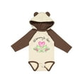 thumbnail image 1 of Inktastic Grammy's Girl Heart Flowers Girls Long Sleeve Baby Bodysuit, 1 of 5
