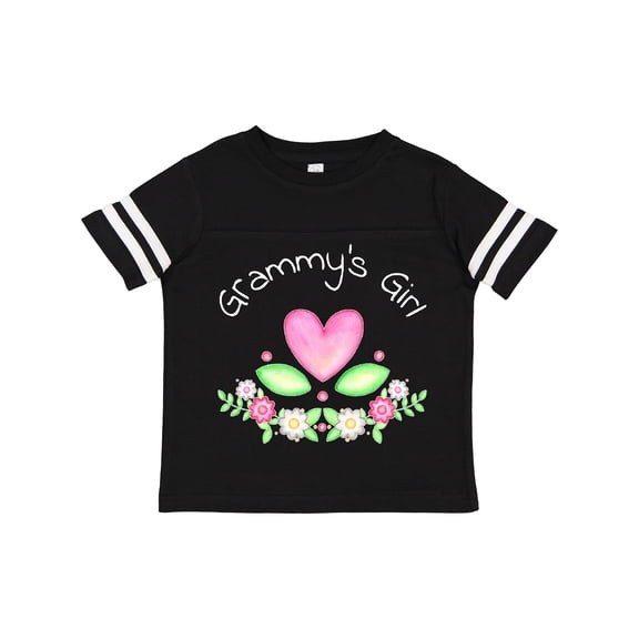 Inktastic Grammy's Girl Heart Flowers Girls Toddler T-Shirt